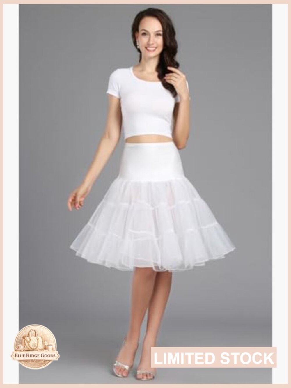 50s Vintage Petticoat Half Slip Tutu Crinoline Underskirt 25.6" 7 Sizes - Picture 4 of 7